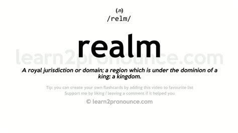 realm meaning
